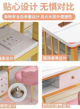 时尚能吸网红美甲桌椅套装多功带器美甲桌OWP日式双人四人尘位美