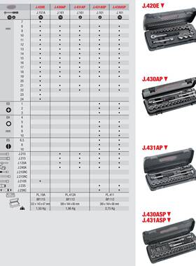 3/8i公制6角套筒棘轮扳手套装套筒扳手n无品牌/套J.装431AP