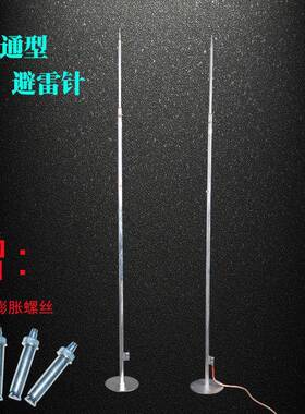 家SWZ用工防户雷屋顶避雷针楼顶避接雷器外程防雷室外接地针地线