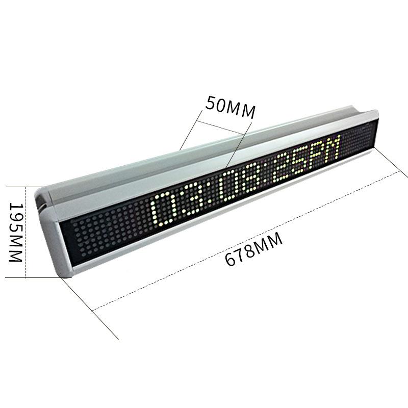 厂销家直leDd显示形屏广告门头滚动走字屏LE双色LGB室内条显示屏