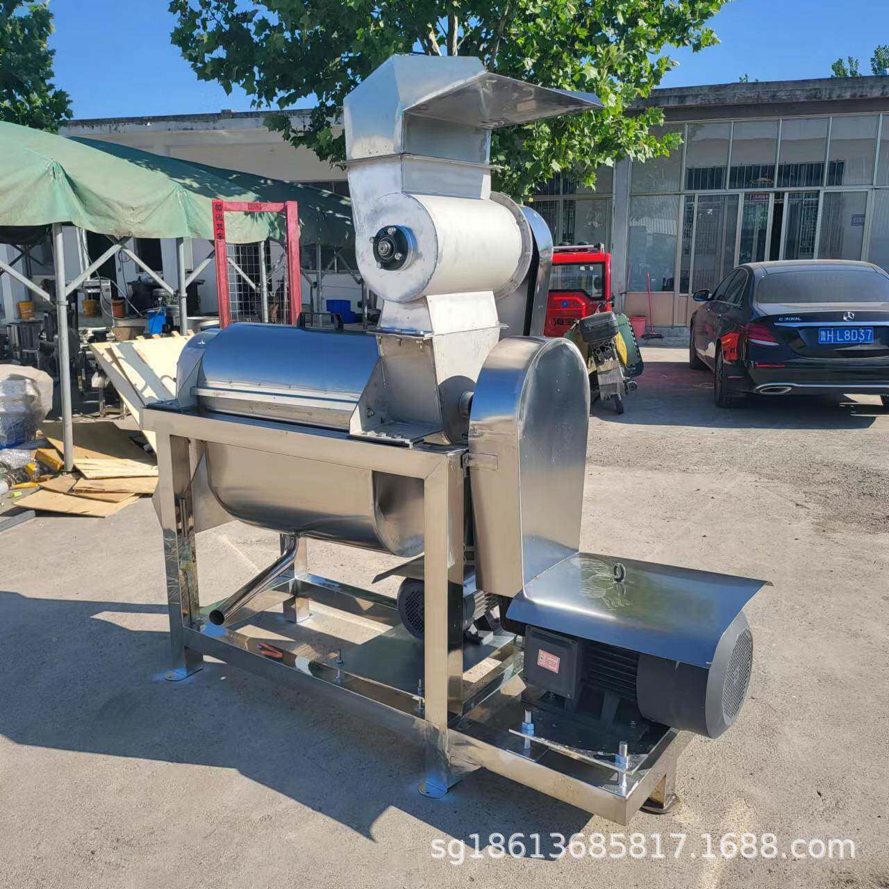 西瓜汁型碎破碎榨汁机果蔬破挤压脱SG-023水机1吨檬柚大子柠商用
