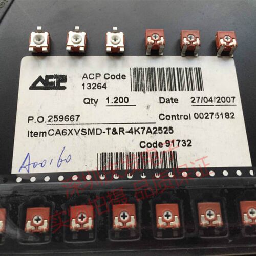 CA6XVSMD-T&R-4K7A2525进口西班牙ACP电位器4.7K贴片精密可调电阻