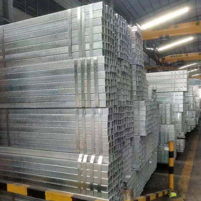 镀锌方管q235b建筑矩管冷镀方型无缝方通矩形方钢管6米
