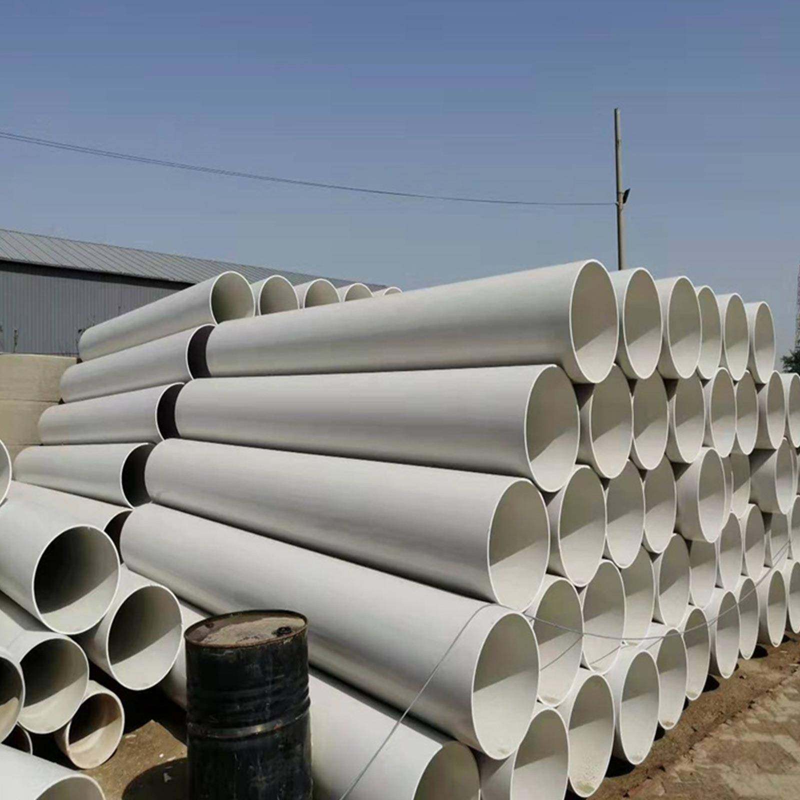 pvc管排水管5075110160下水管道通风管材配件塑料管子加厚圆管