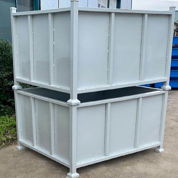 智琳金属箱供应双侧面带门可堆垛钢制料箱可堆式汽配包装箱,五金/工具,周转箱/储物箱/收纳箱,淘宝优惠券,粉丝福利购,淘宝优惠卷