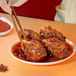 肖三婆四川成都双流特色美食麻辣冷吃兔老妈味兔头香辣手撕兔腿