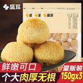 盛耳猴头菇150gX3猴头菇干货猴菇猴头候头菌菇蘑菇新鲜食用猴头菌