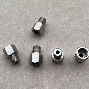 外螺纹G1 内螺纹m14x1.5 两分牙 不锈钢转换接头 M14x1.5