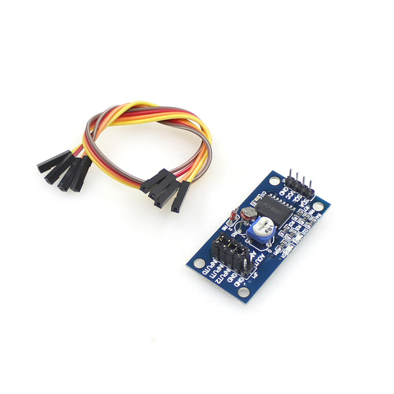 树莓派4B/UNO R3模数转换模块 PCF8591 AD/DA模数转换模拟扩展板