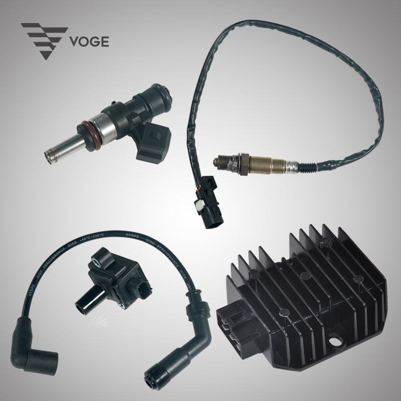 隆鑫VOGE无极LX250GS-3 250RR原装喷油嘴氧传感调压整流器高压包