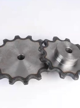 C2042双节距链轮工业输送链大滚珠8齿 -28齿节距25.4齿厚7.5