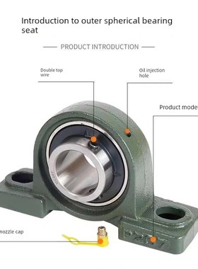 立式外球面轴承与阀座Ucp201 202 203 204 205 206 207 208 209 2