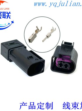 4D0971992 适用大众奥迪帕萨特电喇叭插头2孔 DJ7025B-3.5-11/21