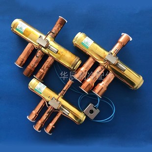 空调四通阀10P12P-50P匹电磁阀线圈空气能热泵四通换向阀通用三花