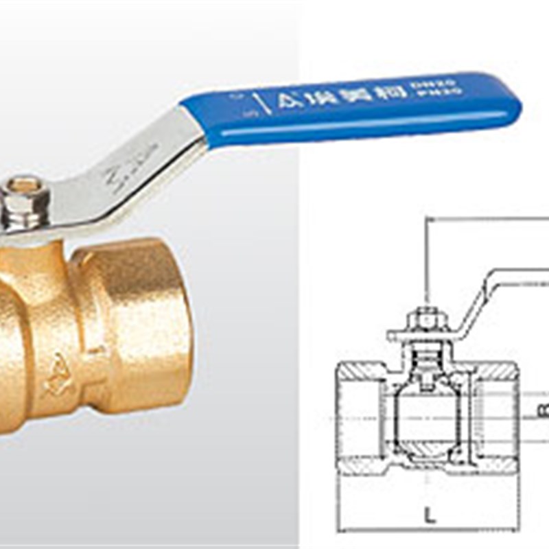 正品埃美柯266黄铜加厚内丝球阀手柄开关水阀DN32(1.25寸专卖店