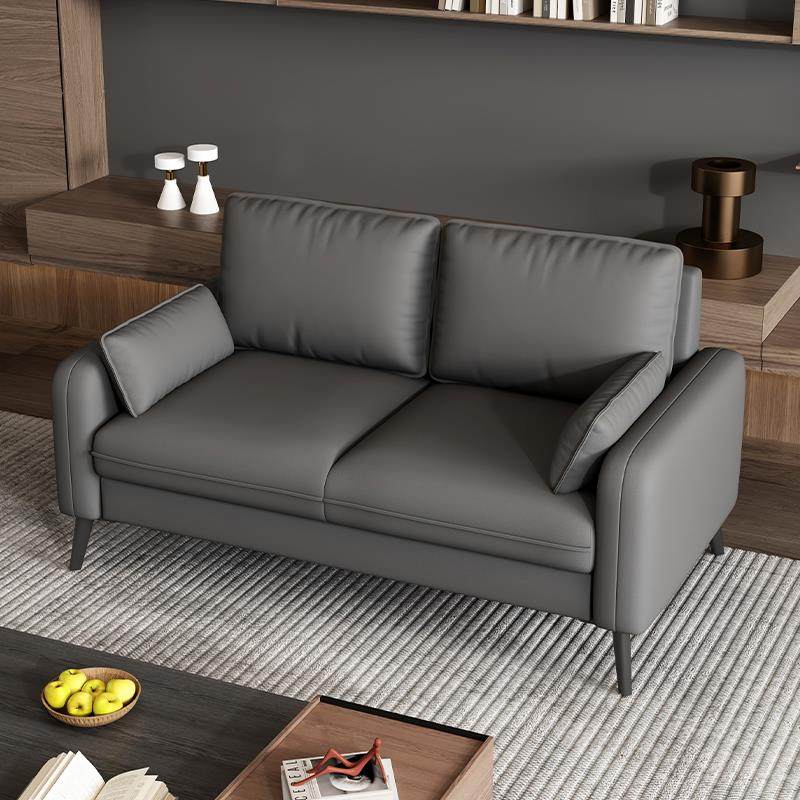 简约现代小型沙发公寓租出房客沙厅办公户室接待服装店双三人8003