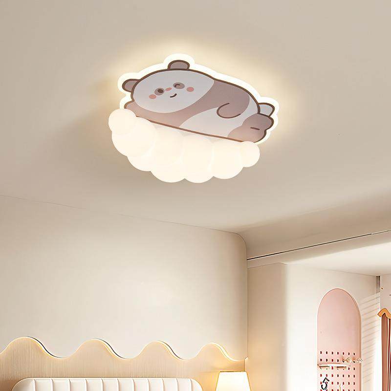 灯狗浪漫约风女孩房间灯男卧室温馨儿童90房现代简小奶油,家装灯饰光源,客厅吸顶灯,淘宝优惠券,粉丝福利购,淘宝优惠卷
