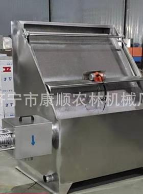 广东干湿CJV分离机斜离筛固养殖场猪粪分离机湖北滚筒粪便液分机