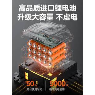 锯伐电木锯电动锯柴家用小型手319持大锂电锯充电式锯容量电动树