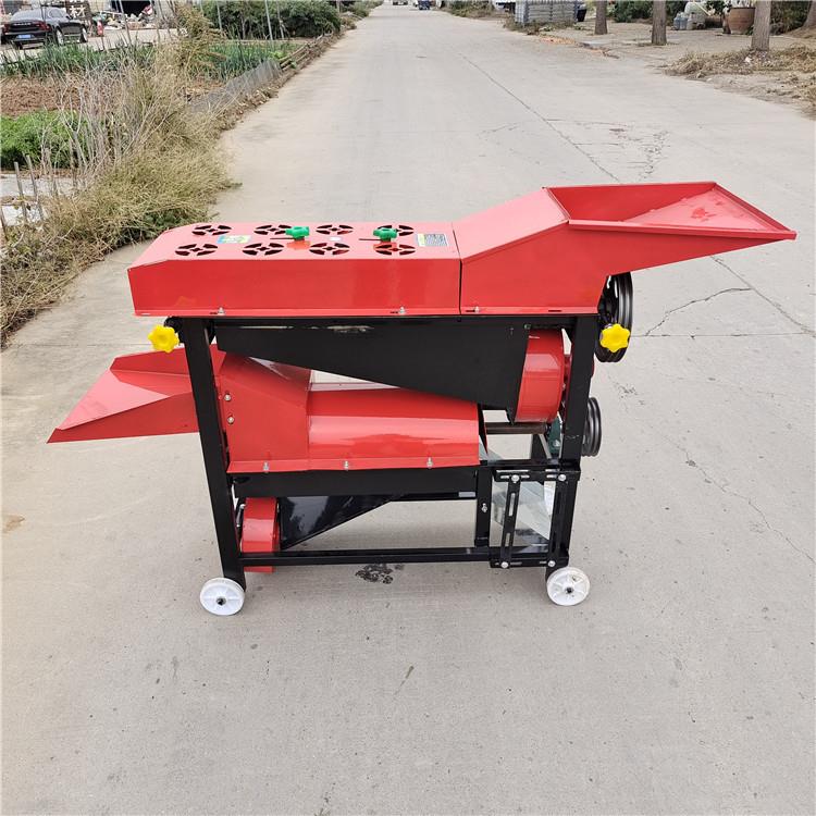 家用水稻粒机动电苞米打粒机脱ZUB移动式稻水打谷机