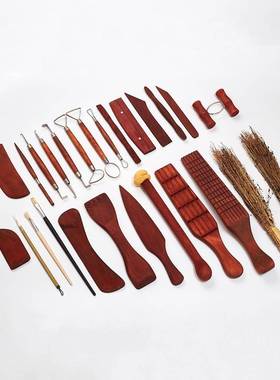 现货直FS42-327件陶艺坯工具套装模GJM型泥塑修工具雕刻工艺供品