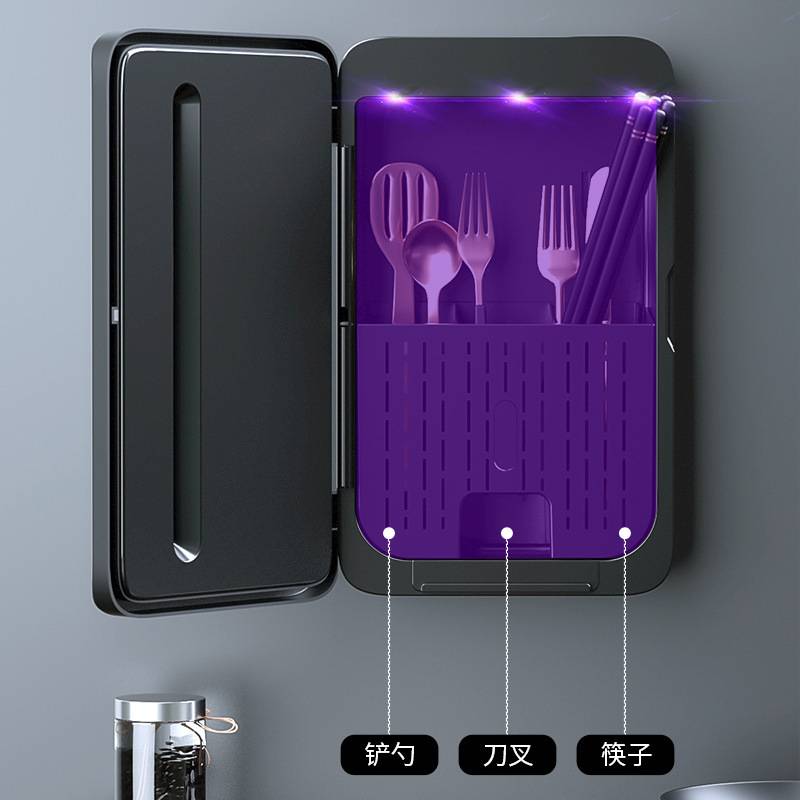 消毒筷子筒家用高档新款带烘干壁挂式筷笼筷子篓收纳盒厨房消毒机