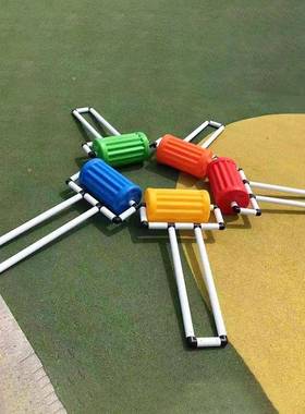 幼儿园协户外小推车EDV力车滚筒塑料童活动器垒械体玩具训练器儿