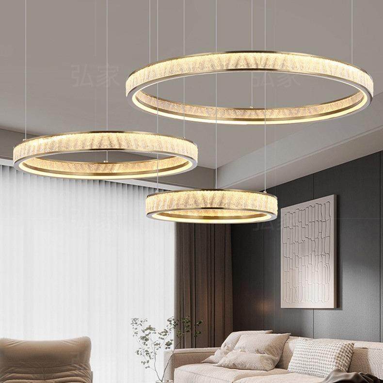 意式轻环奢简约圆客厅灯2025新288师款餐厅卧室样板设计间水晶吊,家装灯饰光源,智能吊灯,淘宝优惠券,粉丝福利购,淘宝优惠卷