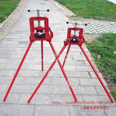 管钳台钳带腿压力带架995子管子钳钳台虎钳水管2号钢钳钳3号管管