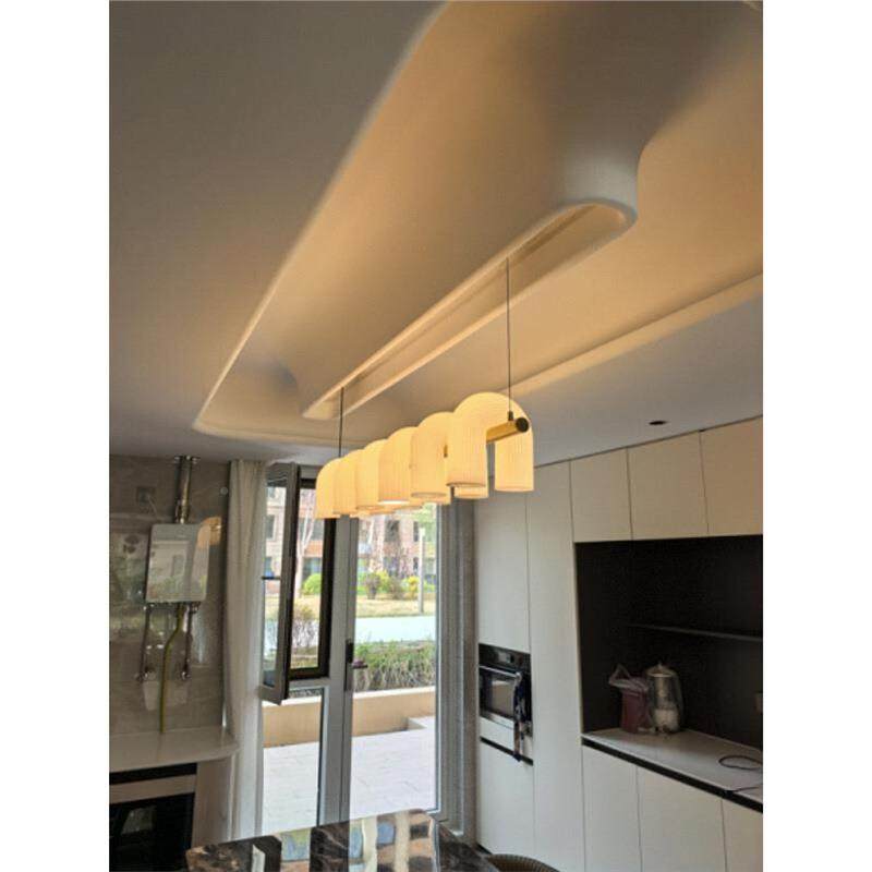 极简法式油风U型吊吊灯中古设计师餐厅风吧台氛围感奶144灯中山灯,家装灯饰光源,智能吊灯,淘宝优惠券,粉丝福利购,淘宝优惠卷