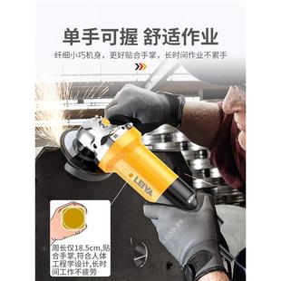 雷亚角磨机电动割工具磨抛光机多功能家用轮雷亚100 开槽除锈砂切