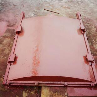 闸铁闸410门圆闸门闸门双向止铸水闸方门机闸一体式门