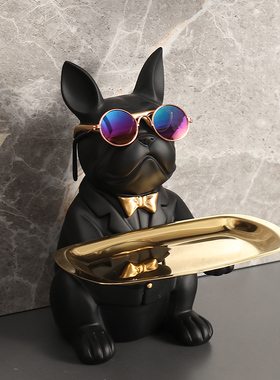 轻奢室内房间主卧室m床头柜梳妆台桌面装饰品玄关入户钥匙收纳摆