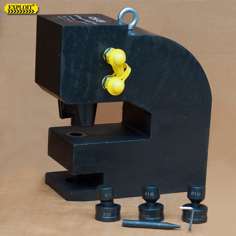 开拓 16-25mm液压冲孔机 金属钢板槽钢打孔机开孔器 EXPCH-80A