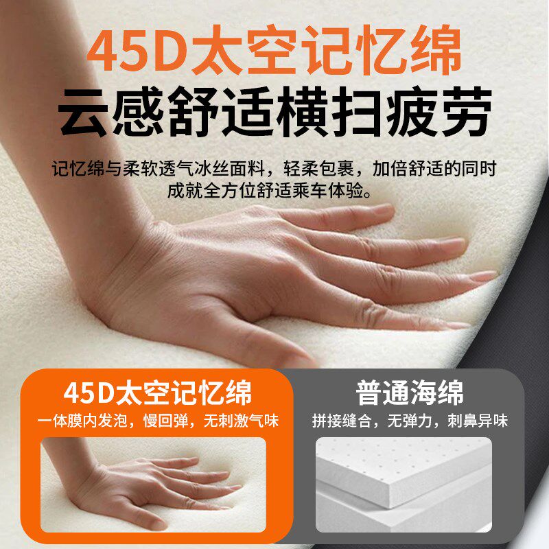 汽车侧睡头枕车内副驾驶靠t枕车载护颈枕车用后排座椅儿童睡觉神