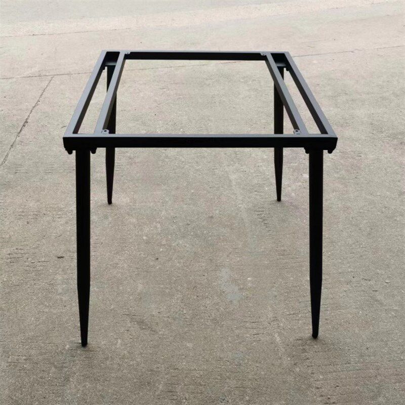 定制铁艺a岩板桌腿支架金属大理石桌子腿大板桌桌脚茶几桌架餐桌