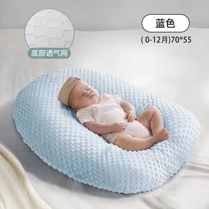 婴儿防吐奶斜坡j垫溢奶枕新生儿躺睡喂奶哺乳枕可坐宝宝秋昌震