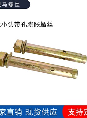 小头国标膨胀螺丝膨胀螺栓拉爆螺丝爆炸螺丝铁膨胀外膨胀管M6-M12