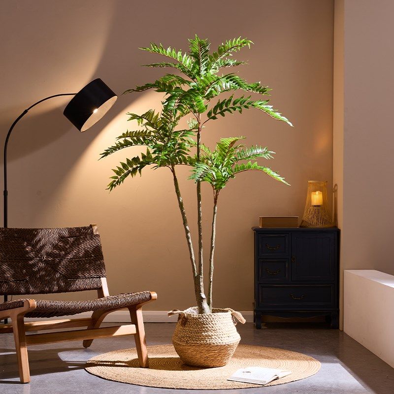 仿真香椿树假绿植盆栽沙发旁仿生植物装饰假花仿真花落地摆设组合,农用物资,苗木固定器/支撑器,淘宝优惠券,粉丝福利购,淘宝优惠卷