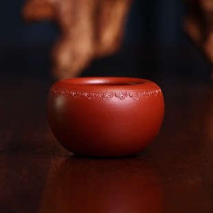 紫砂花盆拇指盆迷你掌上手掌豆盆原矿大红袍菖蒲桌面摆设多肉菖蒲