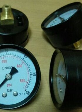 气压计 压力计 压力表 水压表 Y-50Z 0~60bar 0~800psi 50mm