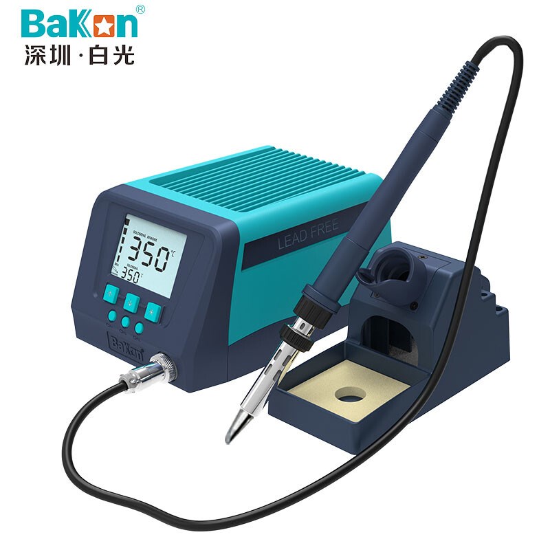 BaKon白光恒温电烙铁可调温大功率200W高频涡流智能焊台BK2000S