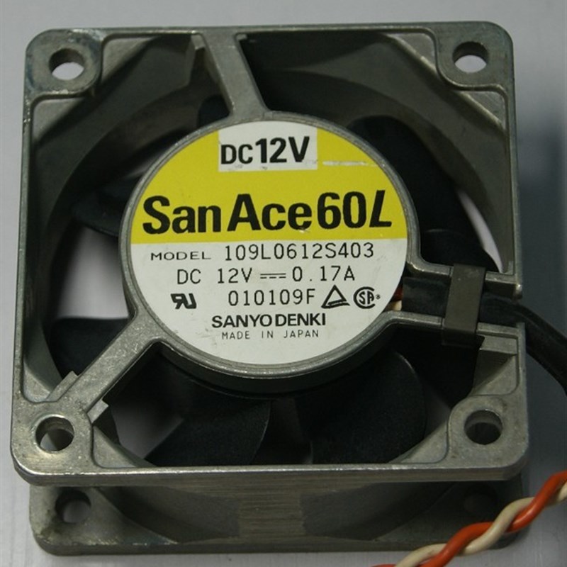 109L0612S403原装三洋 6025 12V 0.17A耐高温静音6cm防水散热风扇