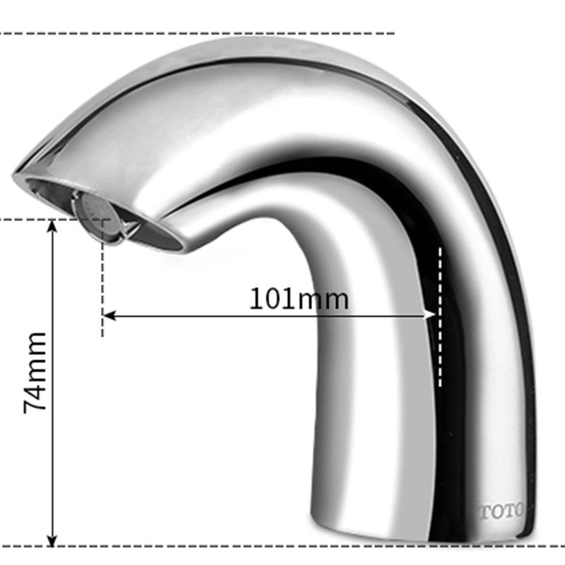 TOTO感应龙头DLE112AN公共家用自动红外气泡单冷恒温冷热水龙头