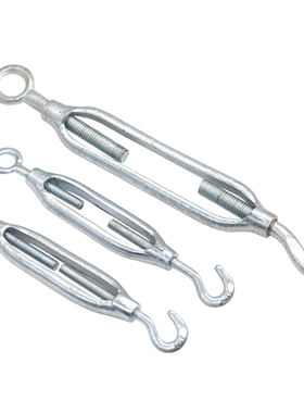 CZ五金镀锌花蓝螺丝钢丝绳拉紧器开体花兰螺栓紧线器收紧器M6-M36