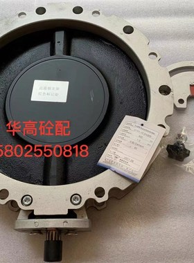 SY搅拌站配件 手动水泥蝶阀D7A1-10 DN300 手动蝶阀