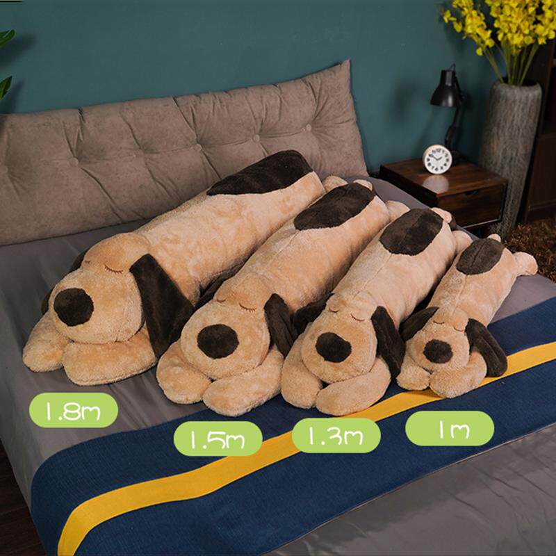 狗狗长条抱枕睡觉夹腿枕头女生男床头床上侧睡专用长型狗儿童靠垫