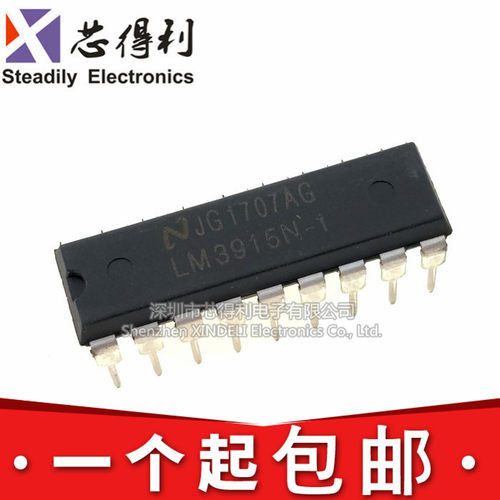 全新 LM3915N-1 LED条形图显示驱动器 DIP18封装