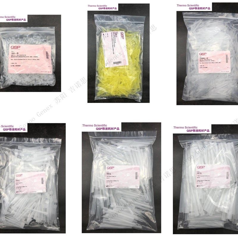 Thermo QSP 袋装吸头   10ul 200ul 1ml 5ml 10ml  无DNA RNA