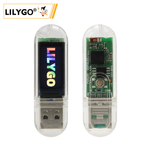 T-Dongle-S3 开发板 0.96寸液晶显示屏支持WiFi蓝牙TF卡
